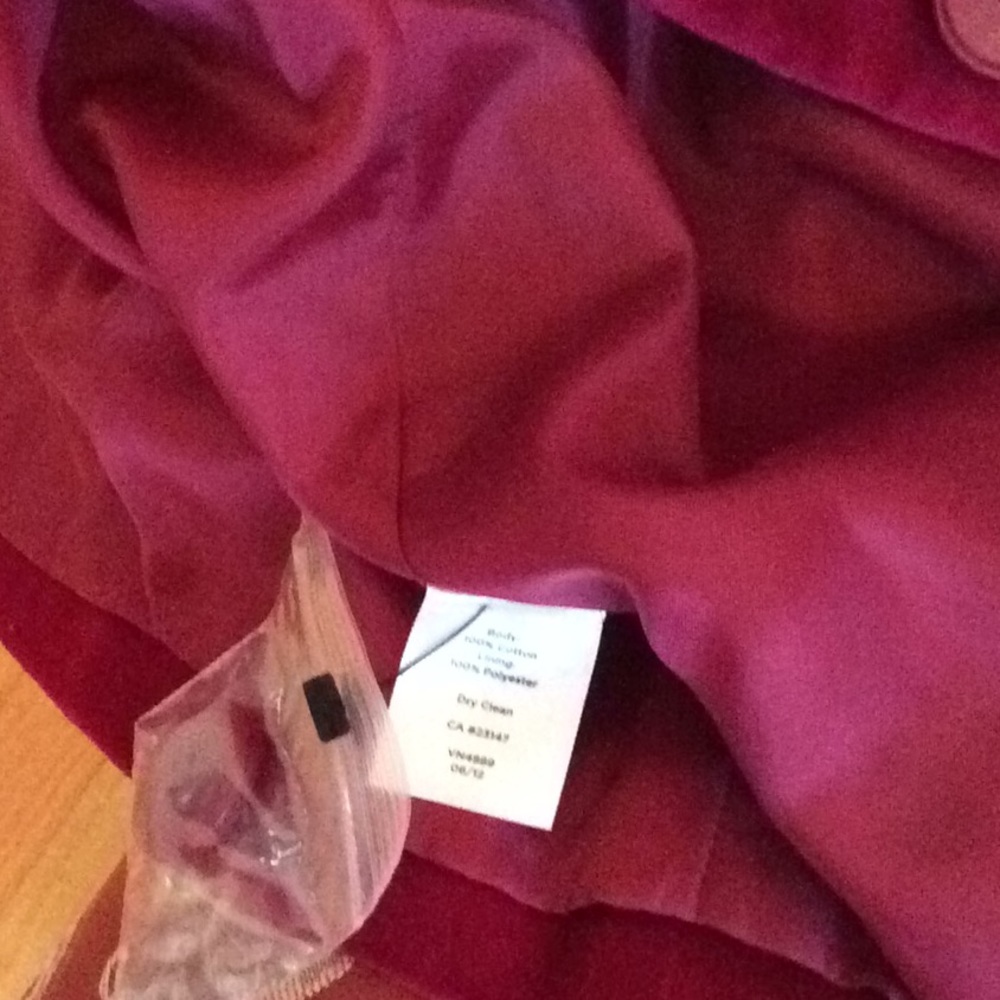 Talbots Raspberry Colored Velvet Jacket - image 6